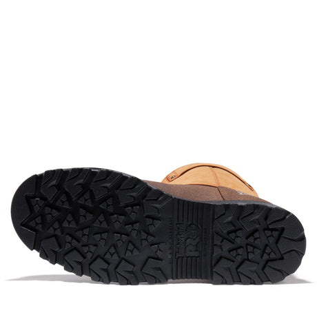 Timberland Pro Rigmaster Steel-Toe Waterproof Pull-On Work Boot Brown Sole View
