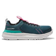 Timberland Pro Women's Setra Composite-Toe Work Shoe Teal Profile View
