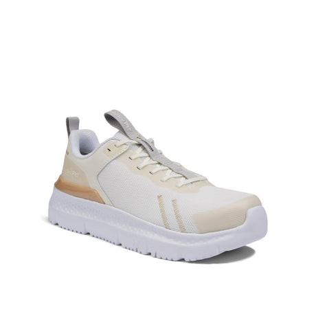Timberland Pro Women's Setra Composite-Toe Work Shoe Taupe Angled View