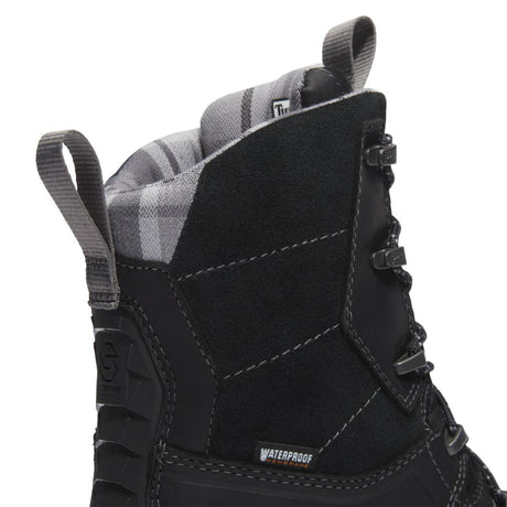 Timberland Pro Siberian Waterproof Composite Toe Work Boots Black Detail View