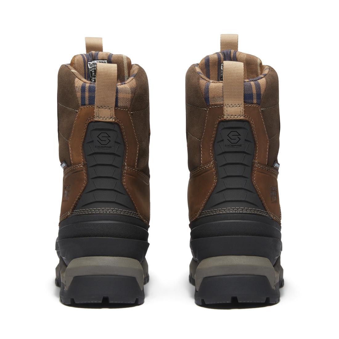 Timberland Pro Siberian Waterproof Composite Toe Work Boots Brown Heel-Back View
