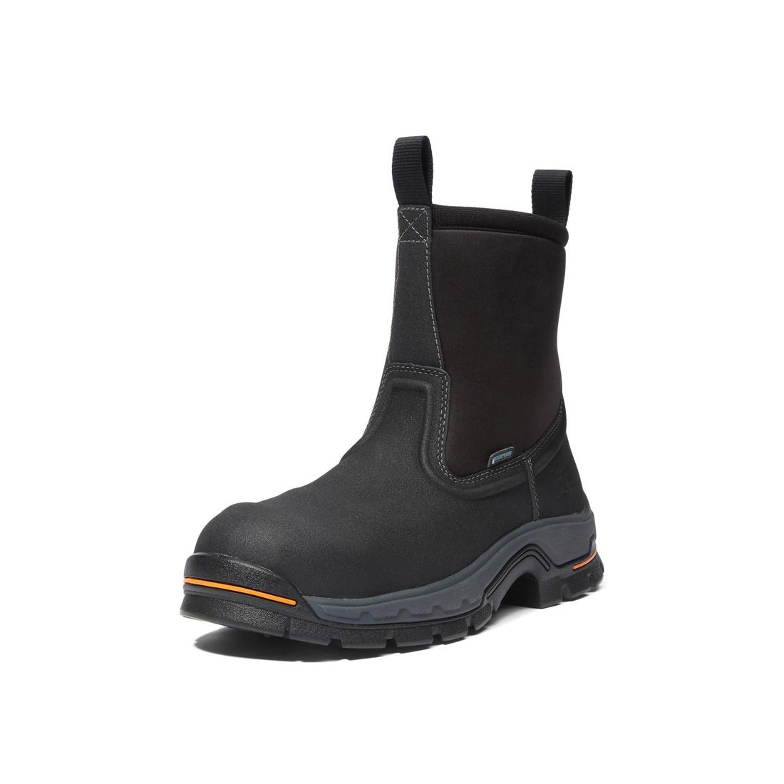Timberland PRO Stockdale Alloy Toe Pull-On Boot Black – Steel Toes
