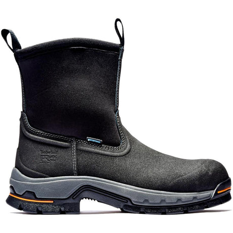 Timberland Pro Stockdale Alloy-Toe Waterproof Pull-On Work Boot Black Profile Image