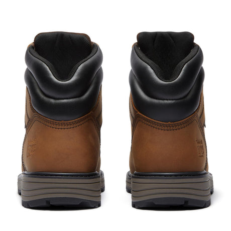 Timberland Pro Tasker 6 Inch Alloy Toe Waterproof Work Boots Brown A2QSE back image