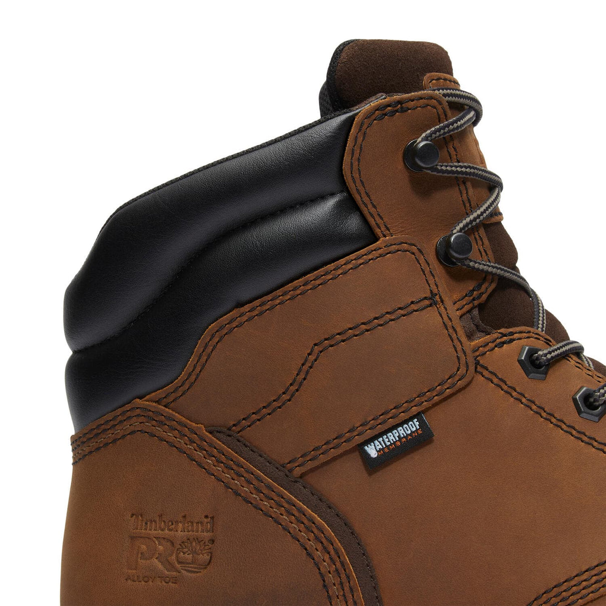Timberland Pro Tasker 6 Inch Alloy Toe Waterproof Work Boots Brown A2QSE detail image