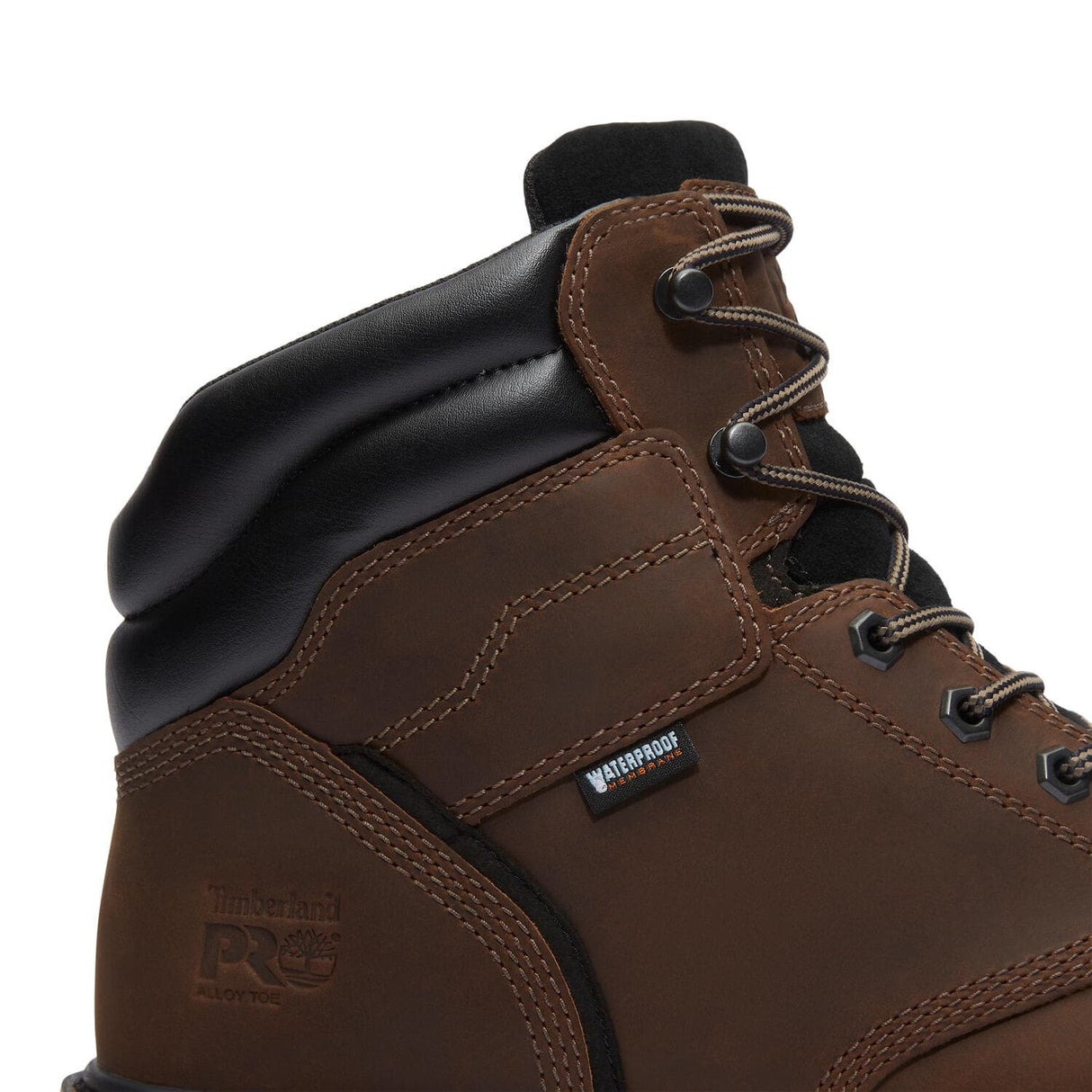 Timberland Pro Tasker 6 Inch Alloy Toe Waterproof Work Boots Brown A43FG Detail image