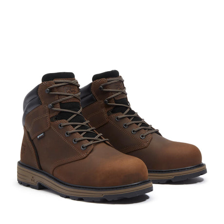 Timberland Pro Tasker 6 Inch Alloy Toe Waterproof Work Boots Brown A43FG lateral image