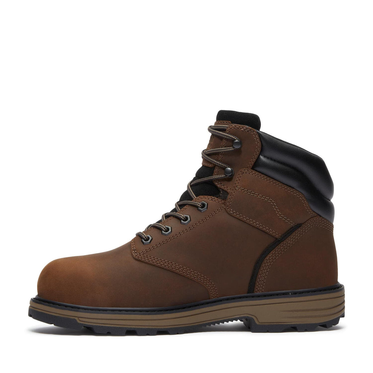 Timberland Pro Tasker 6 Inch Alloy Toe Waterproof Work Boots Brown  A43FG medial image