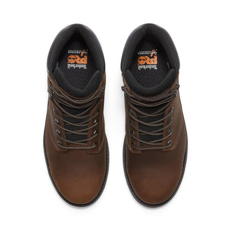 Timberland Pro Tasker 6 Inch Alloy Toe Waterproof Work Boots Brown A43FG top image