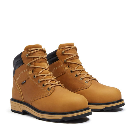 Timberland Pro Tasker 6 Inch Alloy Toe Waterproof Work Boots Wheat A43FG lateral image