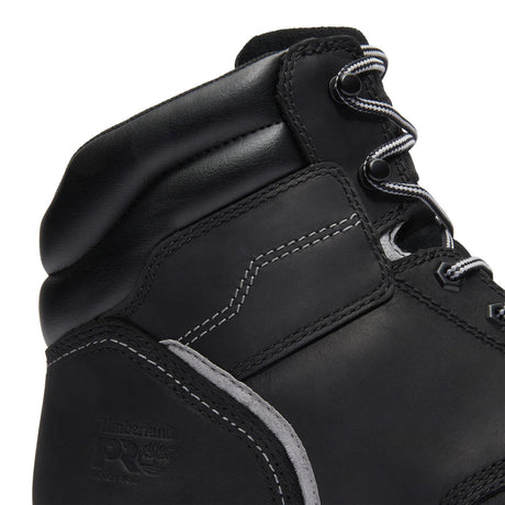 Timberland Pro Tasker 6 Inch Alloy Toe Work Boots Black A416G detail image