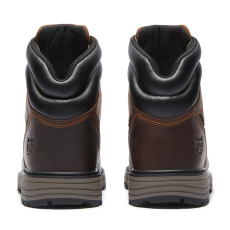 Timberland Pro Tasker 6 Inch Alloy Toe Work Boots Brown A416G back image