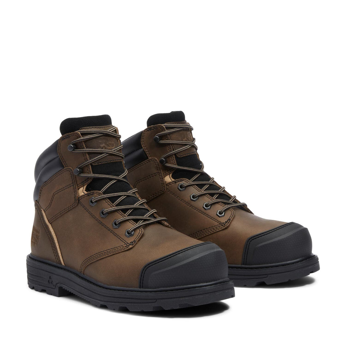 Timberland Pro Tasker 6 Inch Alloy Toe Work Boots Brown A428R lateral image