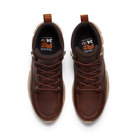Timberland Pro Tempe 6 Inch Alloy Toe Waterproof Work Boots Brown A5TME top image