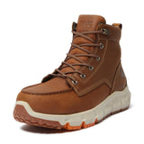 Timberland Pro Tempe 6 Inch Alloy Toe Work Boots Brown A2QFU angled image
