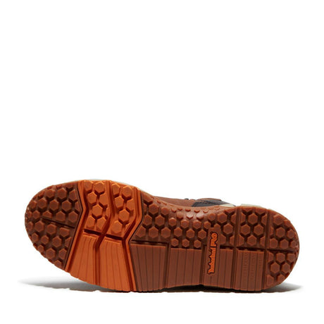 Timberland Pro Tempe Waterproof Alloy Toe Work Boots Brown Sole View