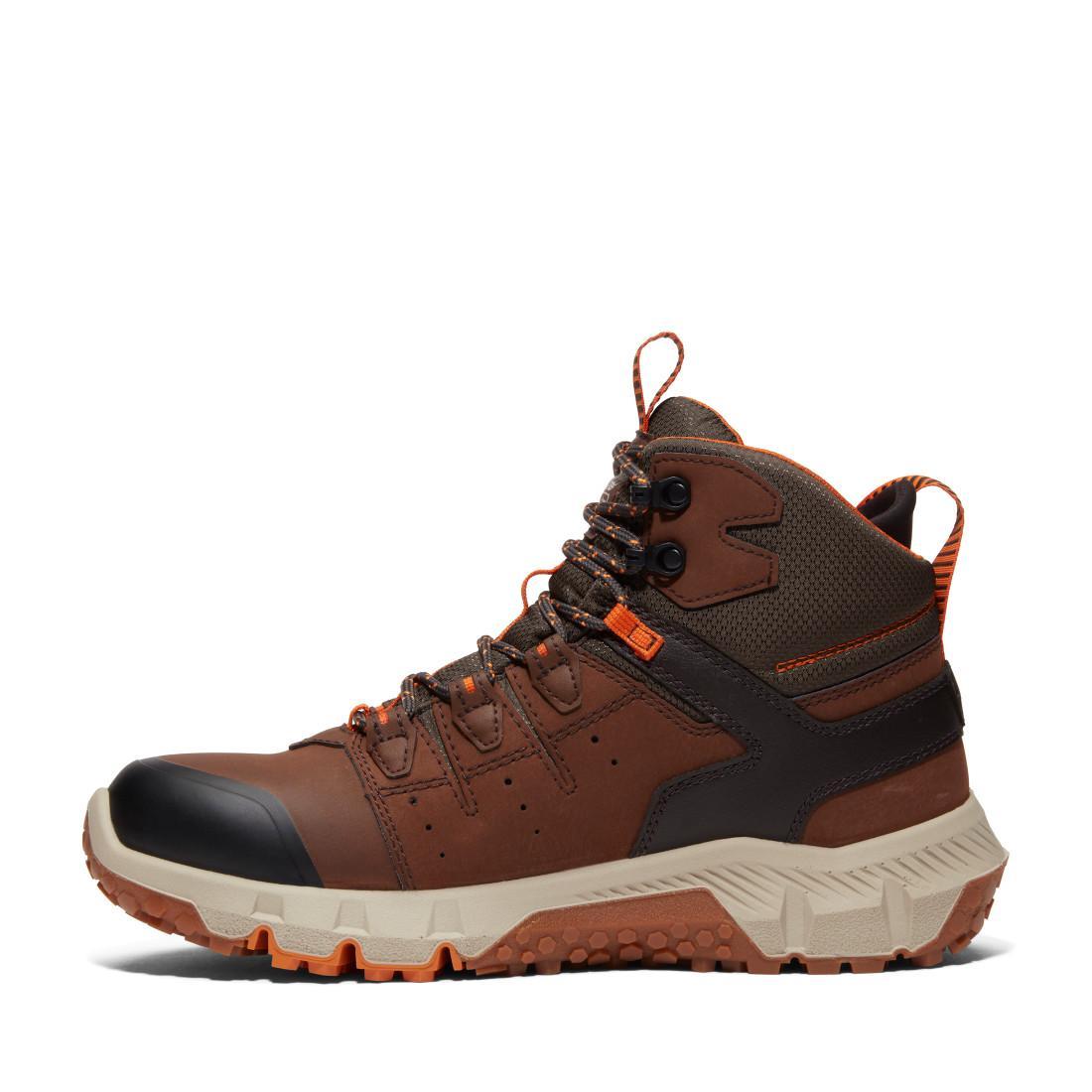 Timberland Pro Tempe Waterproof Soft Toe Work Boots Grey Side View