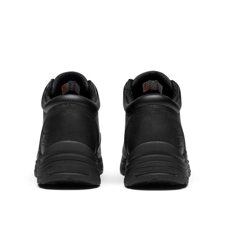 Timberland Pro Titan Alloy-Toe Oxford Work Shoe Black Heel-Back View