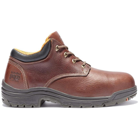 Timberland Pro Titan Alloy-Toe Oxford Work Shoe Brown Profile Image