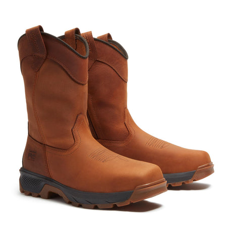 Timberland Pro Titan EV Composite Toe Pull On Work Boots Brown A435G lateral image