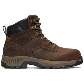 Timberland Pro Titan Ev 6 Inch Composite-Toe Work Boot Brown Profile View