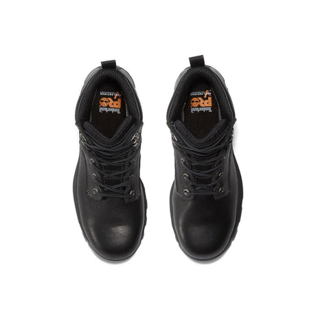 Timberland Pro Titan EV 6 Inch Composite-Toe Waterproof Work Boot Black Front-upper View