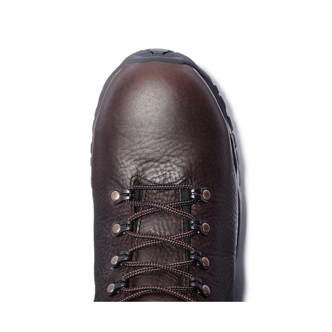 Timberland Pro Titan Trekker Alloy-Toe Waterproof Work Boot Brown Front-upper View