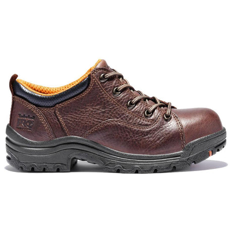 Timberland Pro Women's Titan Alloy-Toe Oxford Work Shoe Brown Profile Image