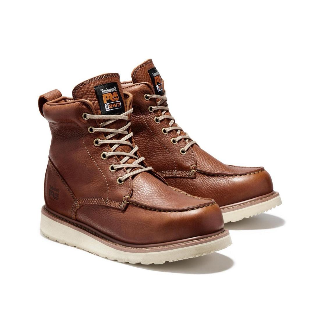Timberland Pro Wedge Boot BRN – Steel Toes