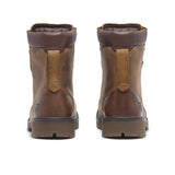 Timberland Pro Whitman 8-Inch Waterproof Composite-Toe Work Boot Full Grain Medium Brown Heel-Back View