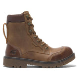 Timberland Pro Whitman 8-Inch Waterproof Composite-Toe Work Boot Full Grain Medium Brown Profile View