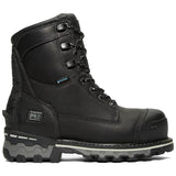 Timberland Pro Women's Boondock 8-Inch Waterproof Composite-Toe Work Boot Fp Ins Csa 200G Black/Grey Profile View