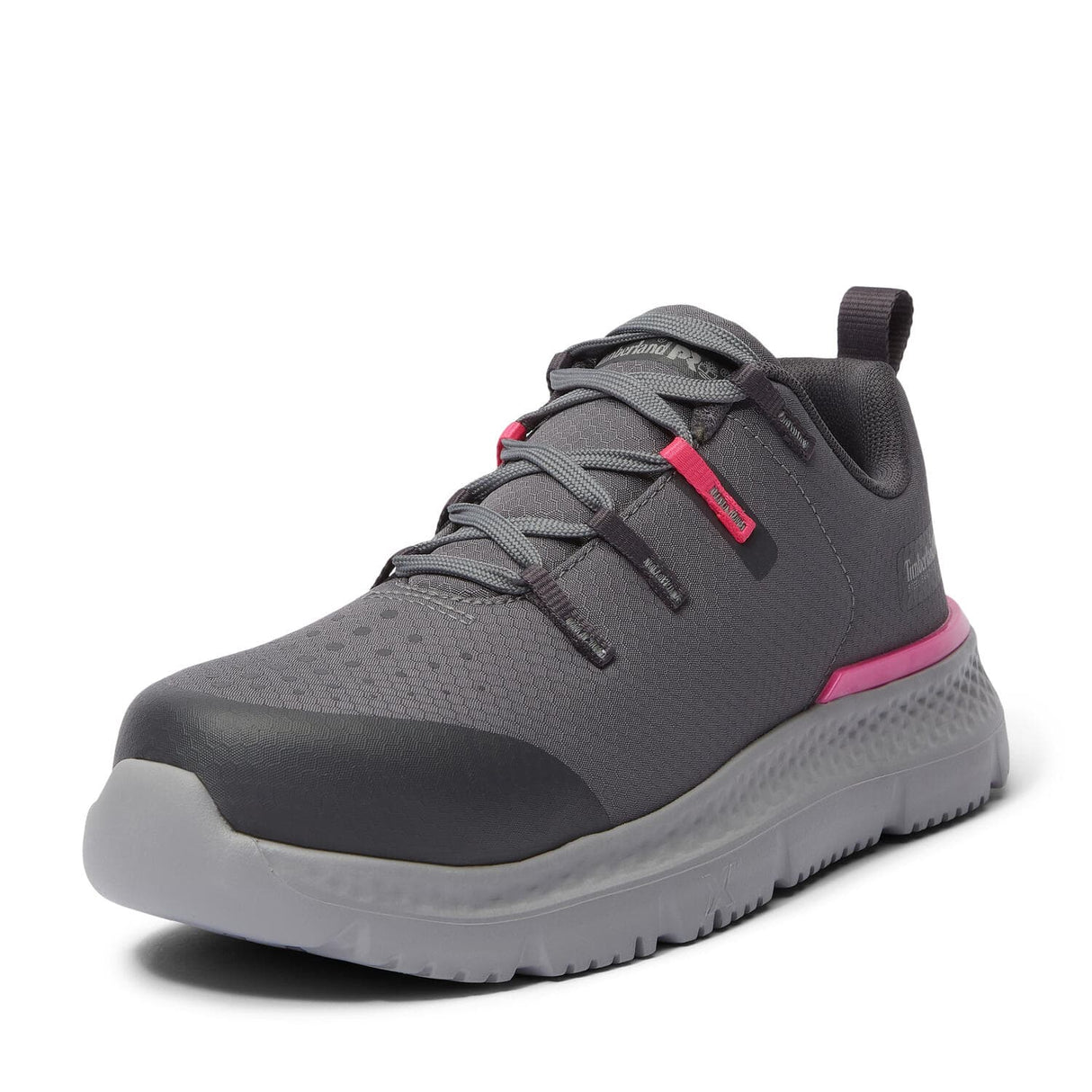 Timberland Pro Women's Intercept Steel Toe Work Shoes Gray A5SVZ medial image