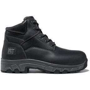 Timberland Pro Workstead 6 Inch Composite-Toe Work Boot Black Profile View
