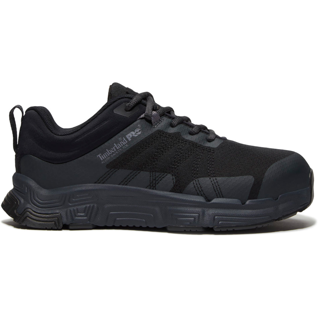 Timberland Pro XR-1 Women’s Alloy Toe Work Shoes Black Profile View
