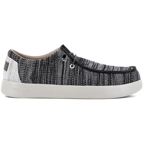 Volcom photo Chill Composite-Toe Casual Work Shoe Black/White Profile View