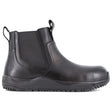 Volcom Street Shield Composite-Toe Slip On Work Boot Black Profile View