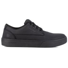 Volcom photo True Soft-Toe Slip Resistant Shoe Black Profile View