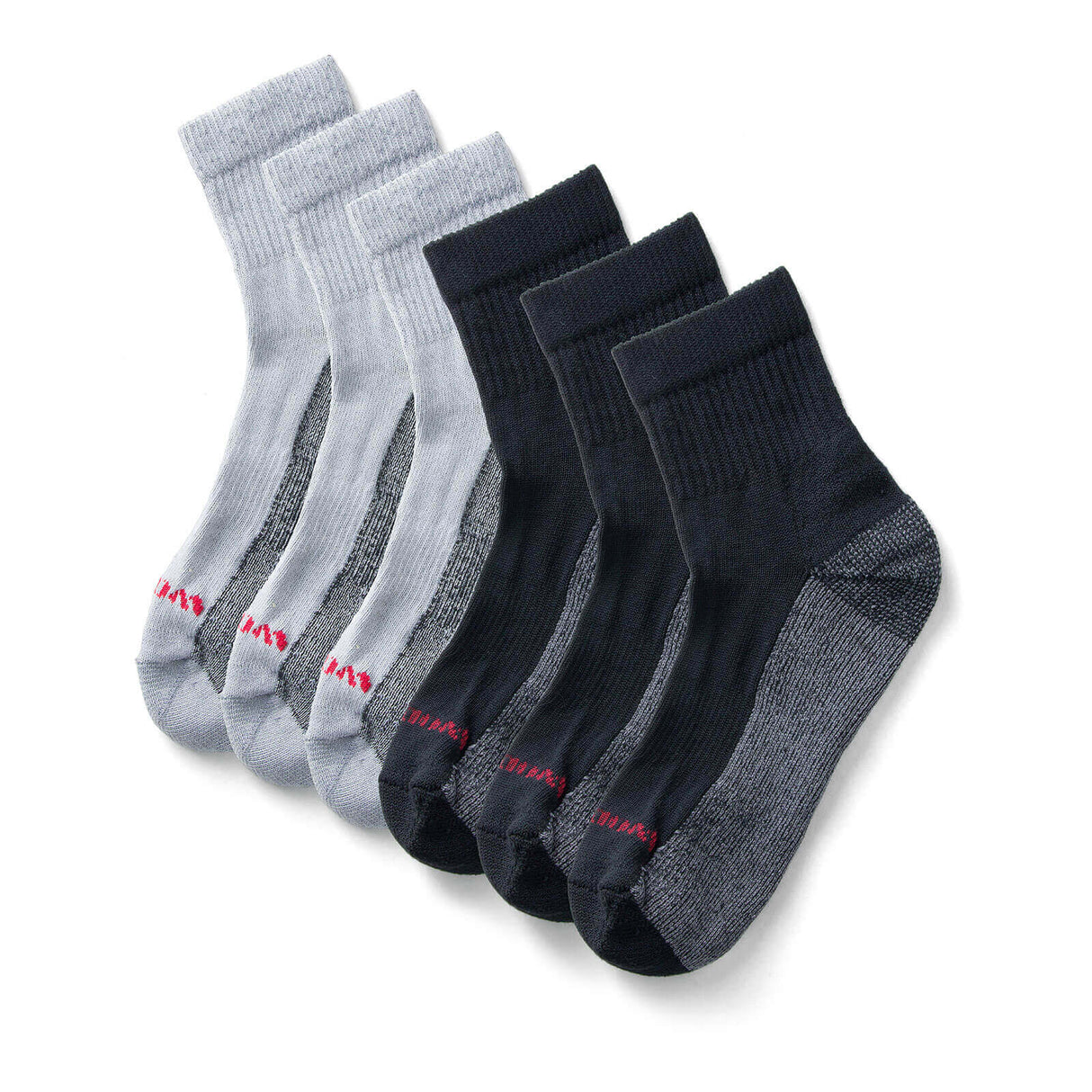 Wolverine 6Pk Cotton Qtr Accesories,W91231470-960 Sole Image