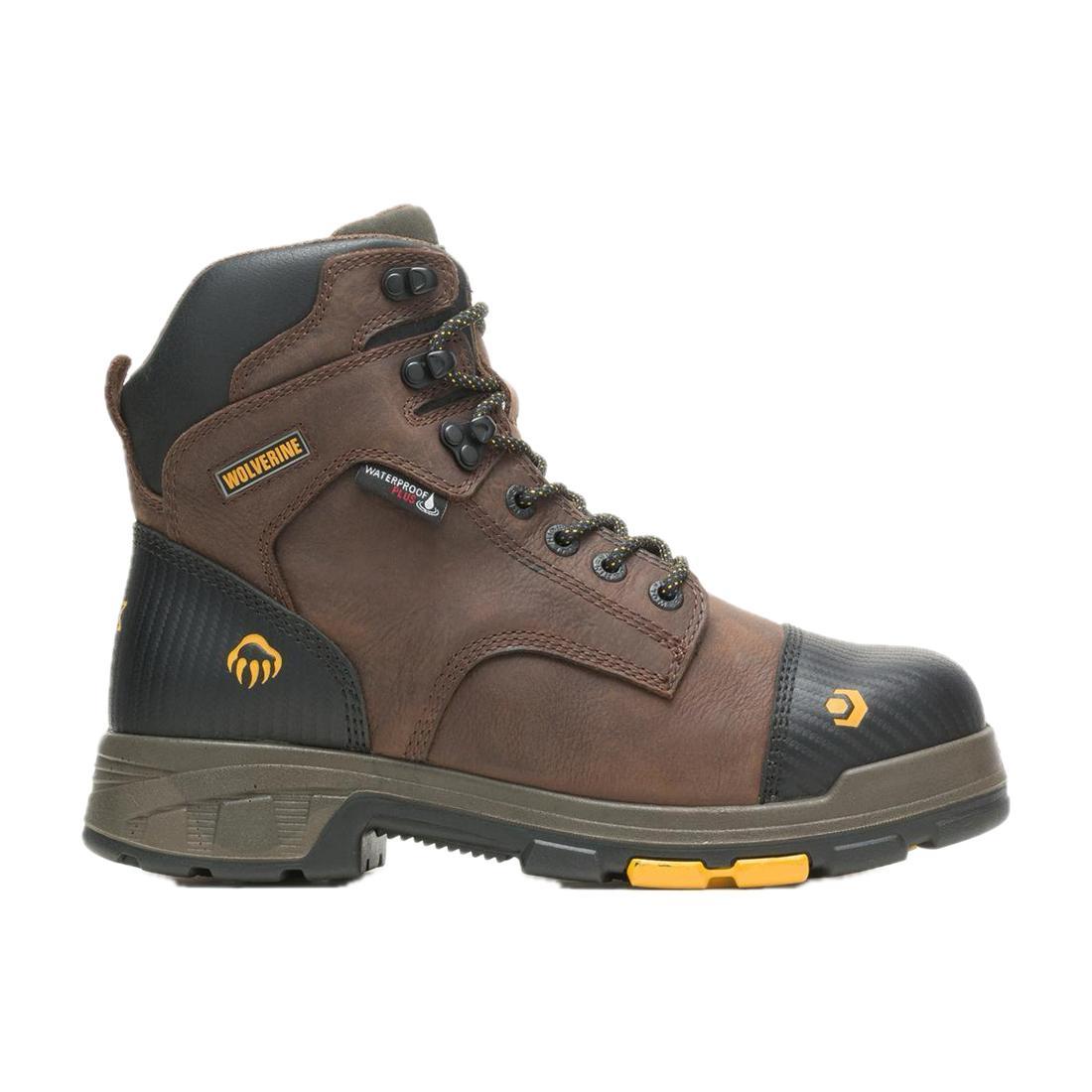 Wolverine Blade Lx Epx Met guard Waterproof CarbonMax Work Boot Dk Brown W10706 Cover Image