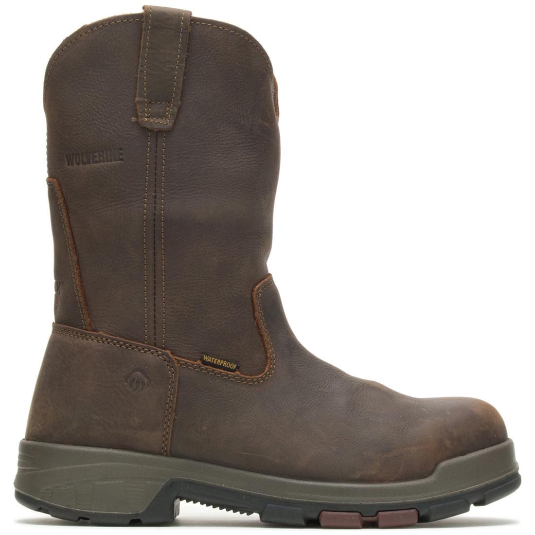 Wolverine Cabor EPX WP Wellington Boot - Dark Coffee – Steel Toes