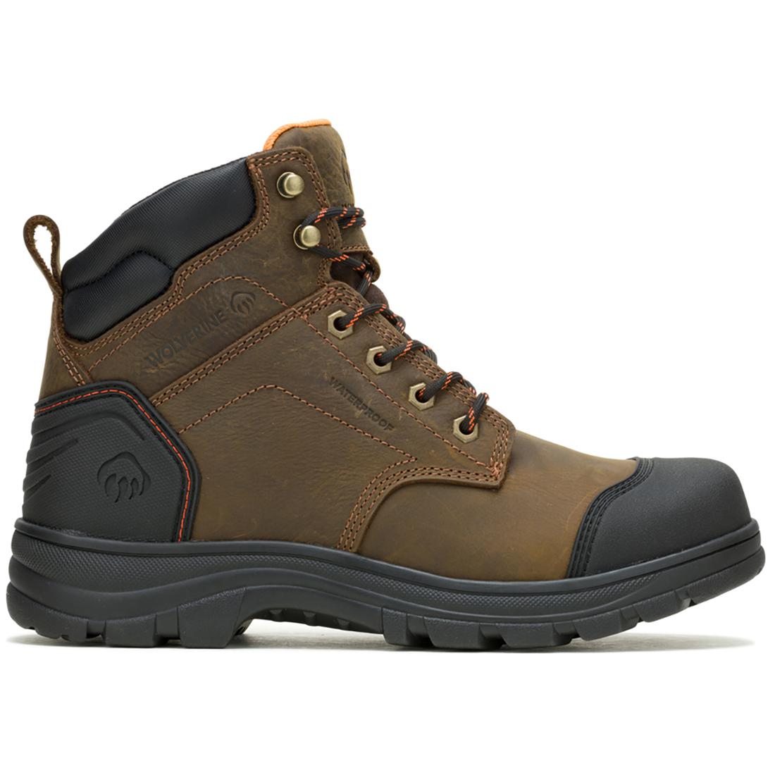 Wolverine Carlsbad Cap Waterproof Steel-Toe Work Boot Profile View