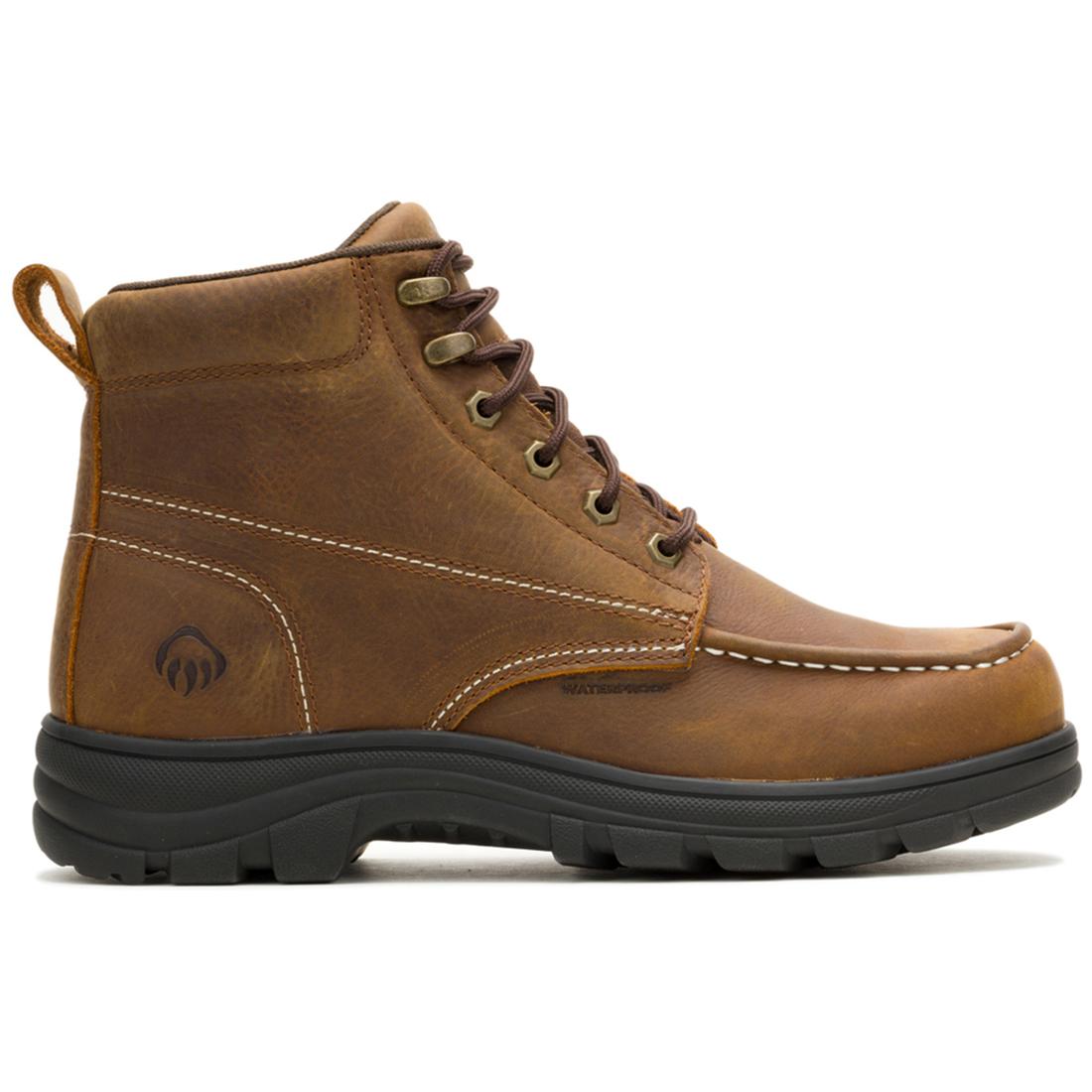 Wolverine Carlsbad Moc WP Soft Toe Boot - Brown – Steel Toes