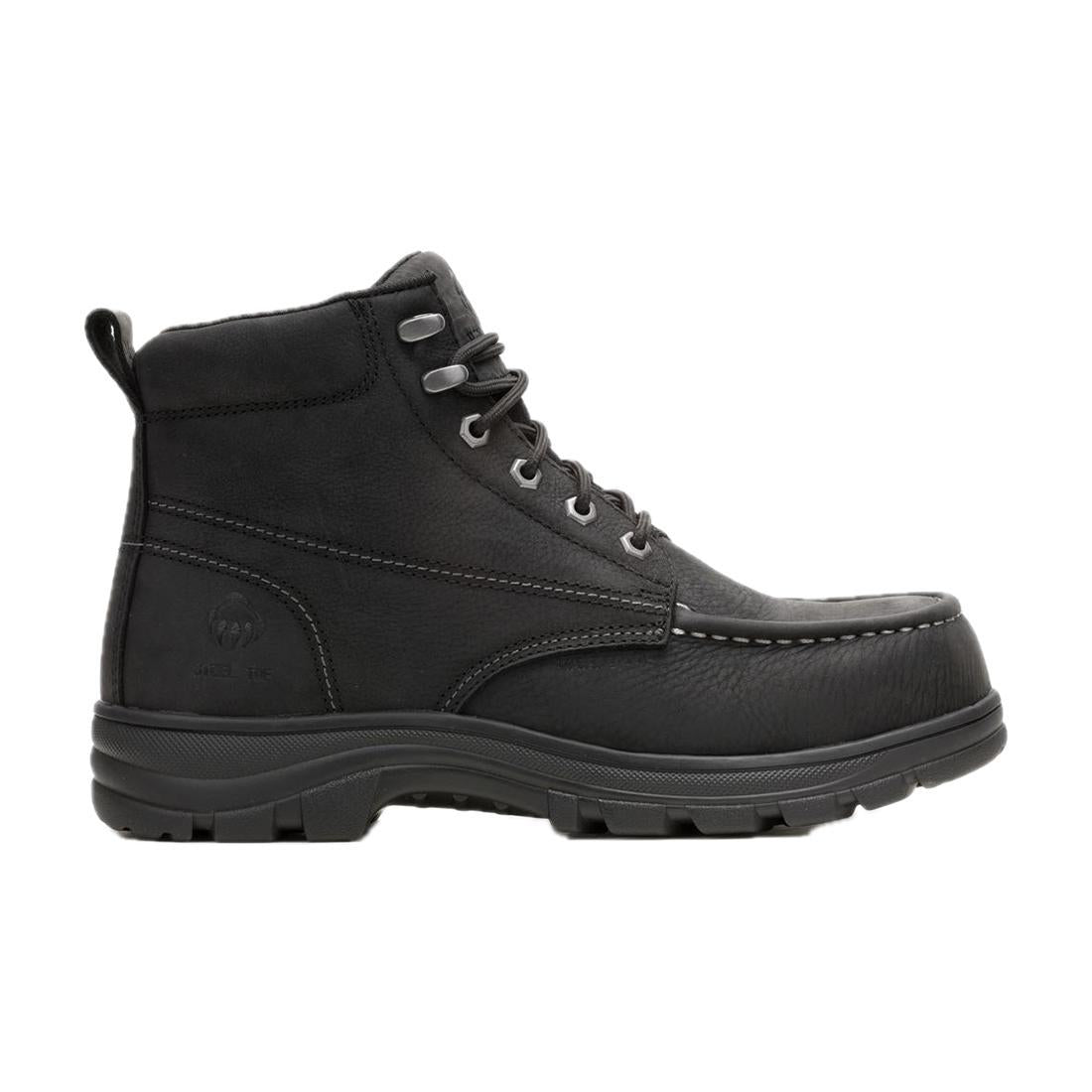 Wolverine Carlsbad Moc Waterproof Steel-Toe Work Boot Black Steel-Toe,W251002 Cover Image