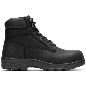 Wolverine Carlsbad Steel-toe Work Boot Black Profile View