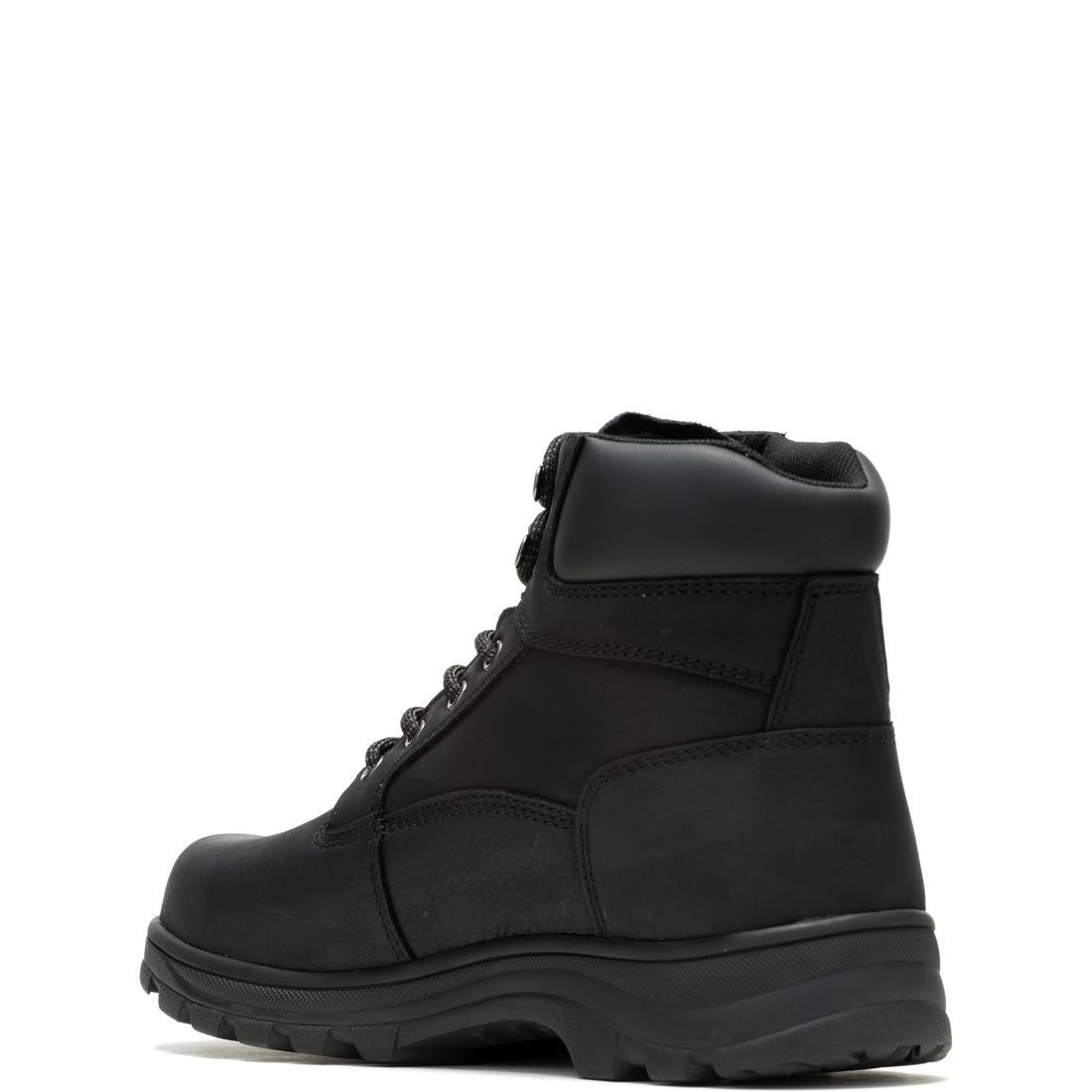 Wolverine Carlsbad Waterproof Soft-Toe Work Boot Black Soft-Toe,W230064 Heel Image