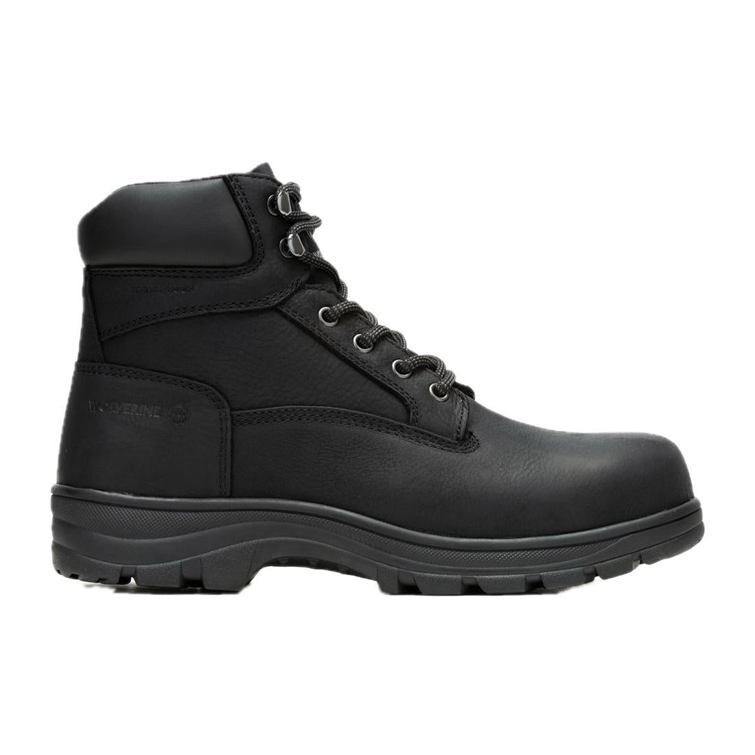 Wolverine Carlsbad Waterproof Steel-Toe Work Boot Black Steel-Toe,W231124 Cover Image
