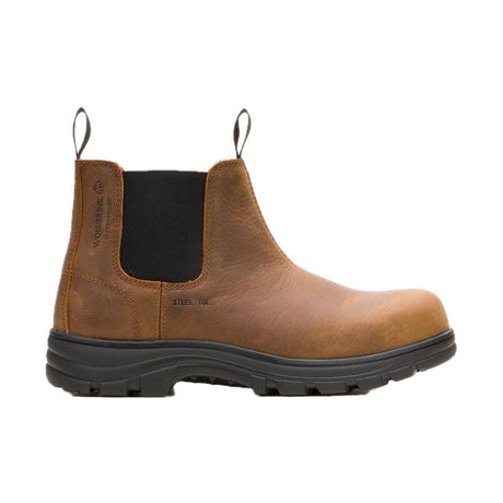 Wolverine Carlsbad Waterproof Steel-Toe Chelsea Work Boot Steel-Toe,W251050 Cover Image
