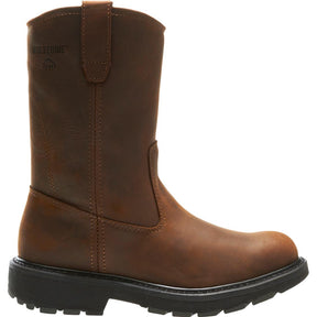 Wolverine Dd Work Soft-Toe Pull On Work Boot Dark Brown Profile View