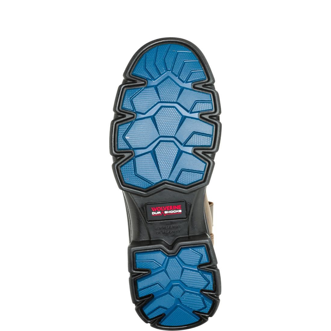 Wolverine DuraShocks® SR Icon CarbonMax® Pull-On Wellington Work Boot – Dark Brown W241104 Sole Image